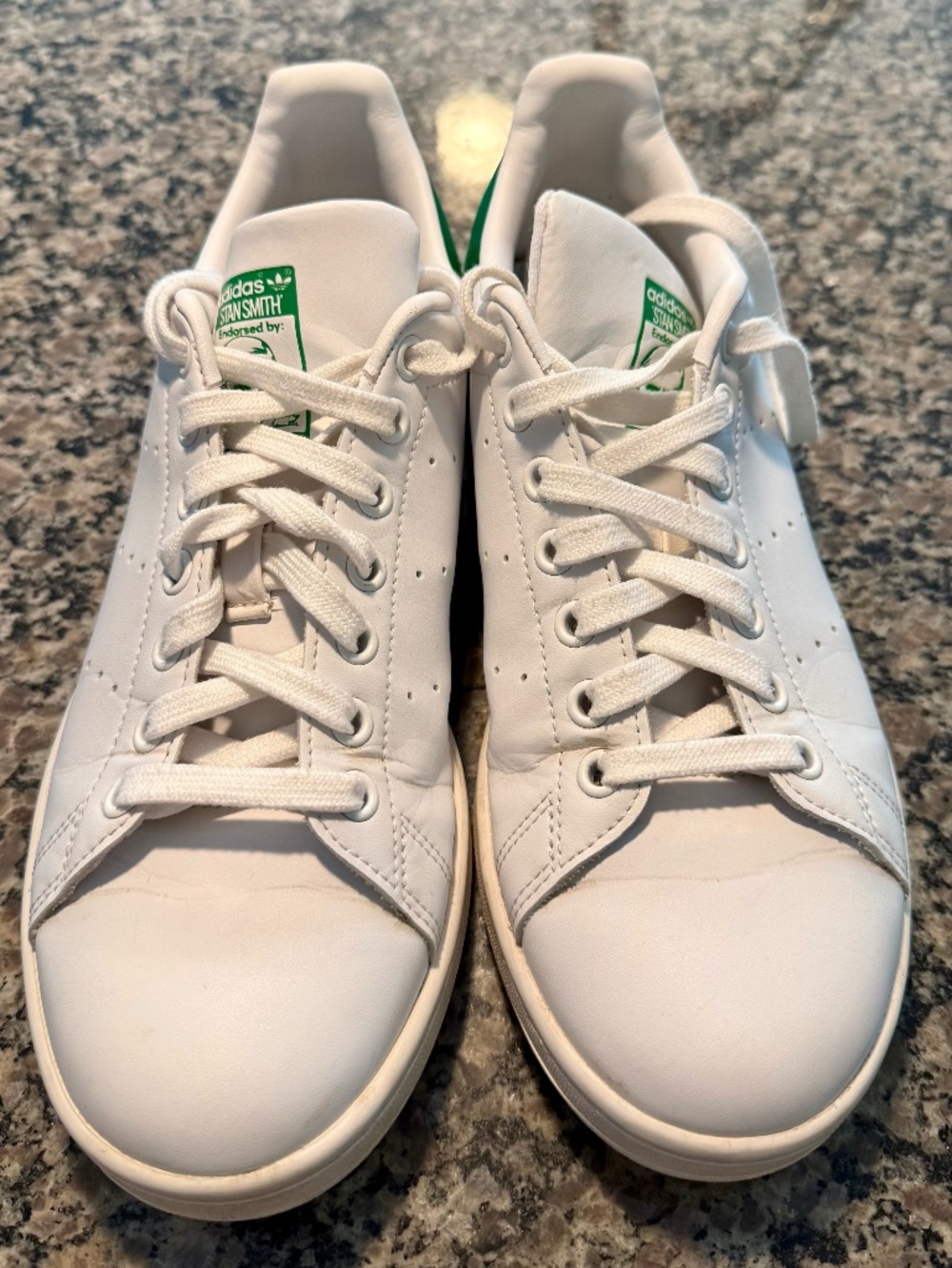 Adidas Women's Originals Stan Smith Sneakers - White/Green - Size 8.5
